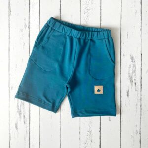 Petrol színű rövidnadrág (110)