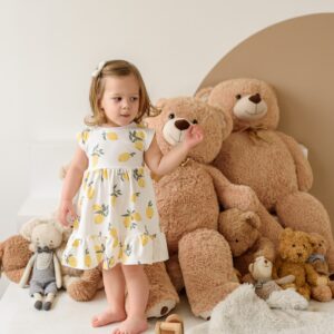 Citromos kislány ruha (80-110)