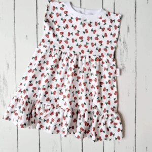 Cseresznyés kislány ruha (86-os)