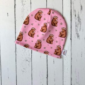 Mackóbocs és mamája sapka (48-50 cm)