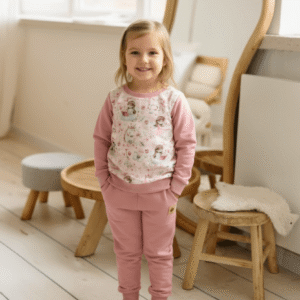 Tündéres unikornisos nadrág-pulóver szett (110)