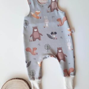 Erdei állatos kantáros nadrág (92)