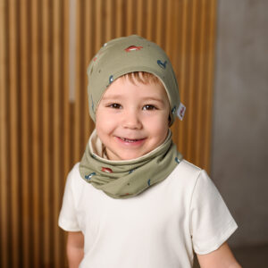 Dínós sapka-sál szett (50-52)